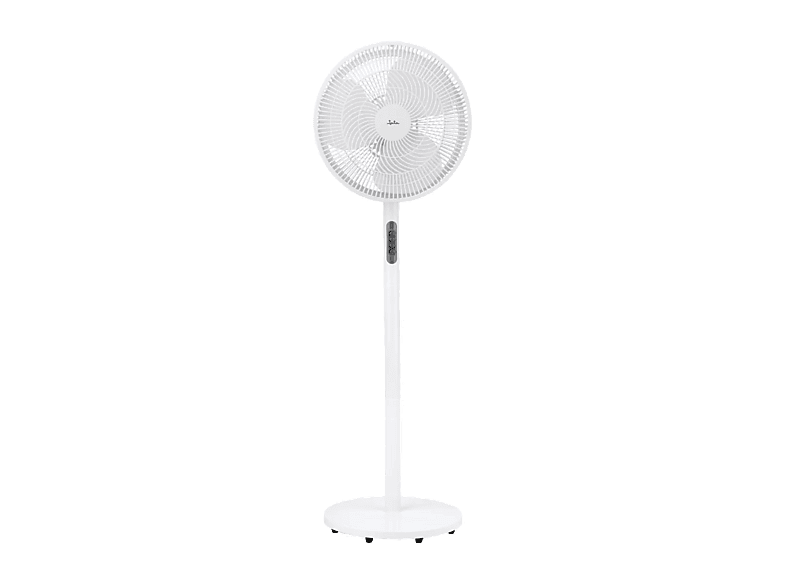 Ventilador de pie - Jata JVVP3062, 50 W, 3 Velocidades, Con mando, Área acción 20m², Temporizdor 9h, Blanco