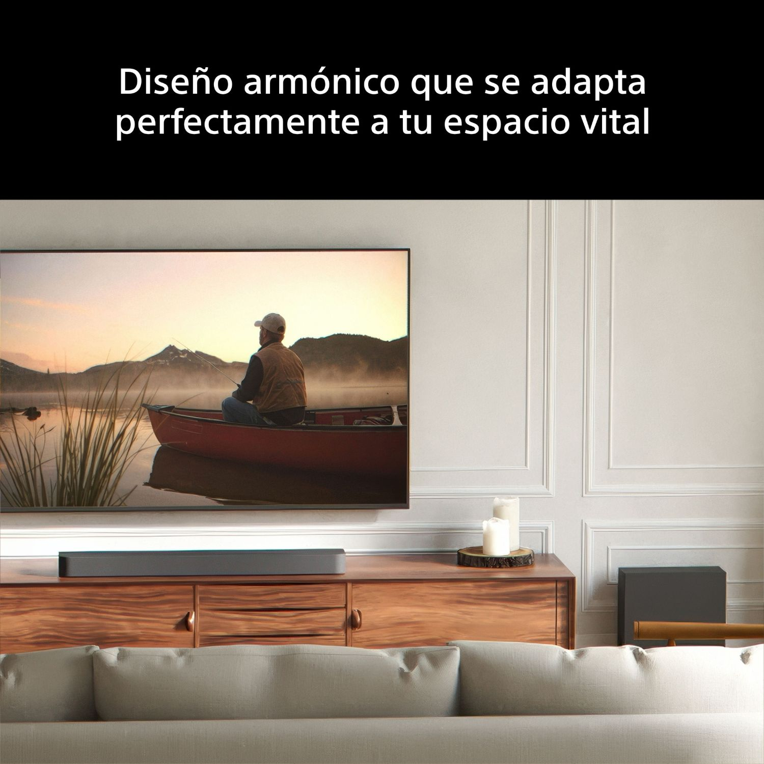 Diseño armónico que se adapta perfectamente a tu espacio vital.