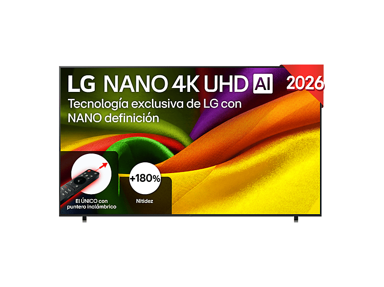TV LED 98″ – LG 98NU900B6LB, UHD 4K, Procesador Inteligente α8 AI Processor 4K Gen3, Smart TV, DVB-T2 (H.265), Negro