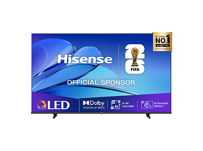 PRODUKT PO EKSPOZYCJI - Telewizor QLED HISENSE 50E7Q 50" 4K VIDAA Smart OS Al Upscaler Czarny