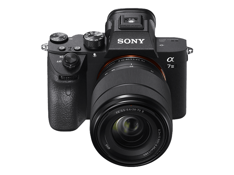 SONY Alpha 7 III (ILCE7M3) + FE 28-70 mm F3.5-5.6 OSS II - Systemkamera Schwarz