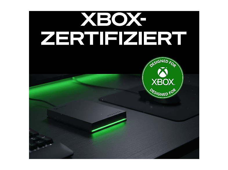 Seagate Game Drive Xbox 2 TB 2.5 Zoll, USB 3.0, Externe Festplatte, Schwarz — Foto 2 von 5