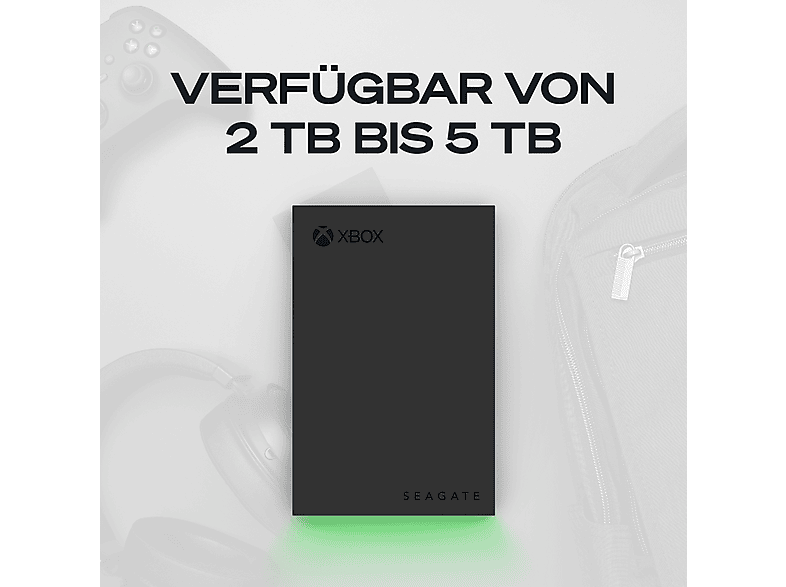 Seagate Game Drive Xbox 2 TB 2.5 Zoll, USB 3.0, Externe Festplatte, Schwarz — Foto 5 von 5