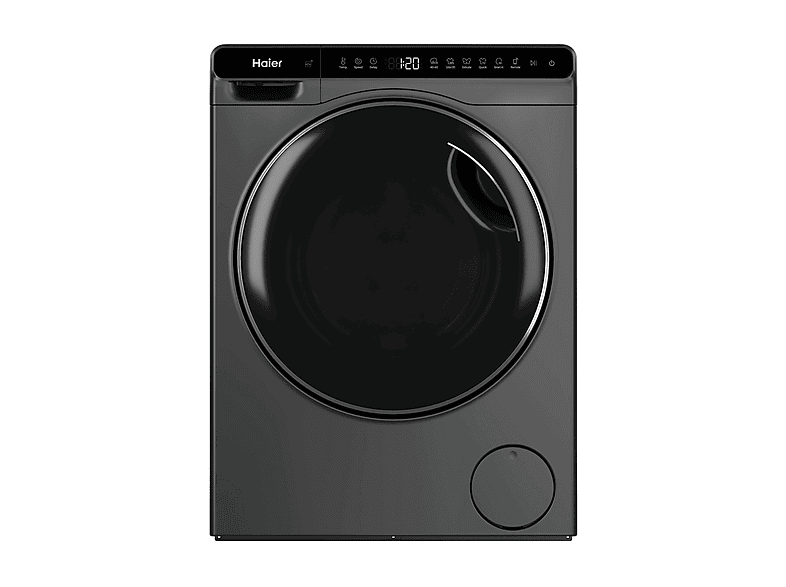 HAIER HW50-BP12307GU1S LAVATRICE, Caricamento frontale, 5 kg, 6 programmi, Profondità 49 cm, Giri 1200 rpm, Antracite, livello rumorosità centrifuga 66 dB(A), Classe A