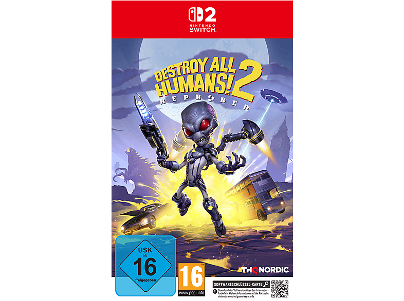 Destroy All Humans! 2: Reprobed - Nintendo Switch 2 [Game key card]
