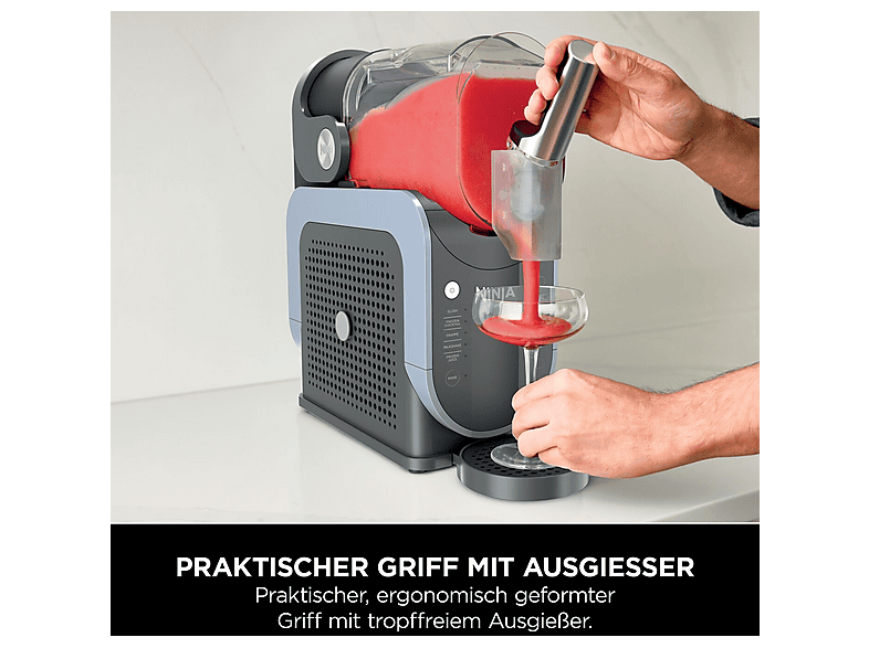 Ninja Slushi Slush-Eismaschine (200 Watt, 2,5 l, Eisblau/Grau) — Foto 5 von 5