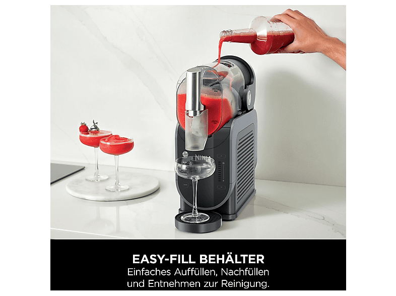 Ninja Slushi Slush-Eismaschine (200 Watt, 2,5 l, Eisblau/Grau) — Foto 4 von 5
