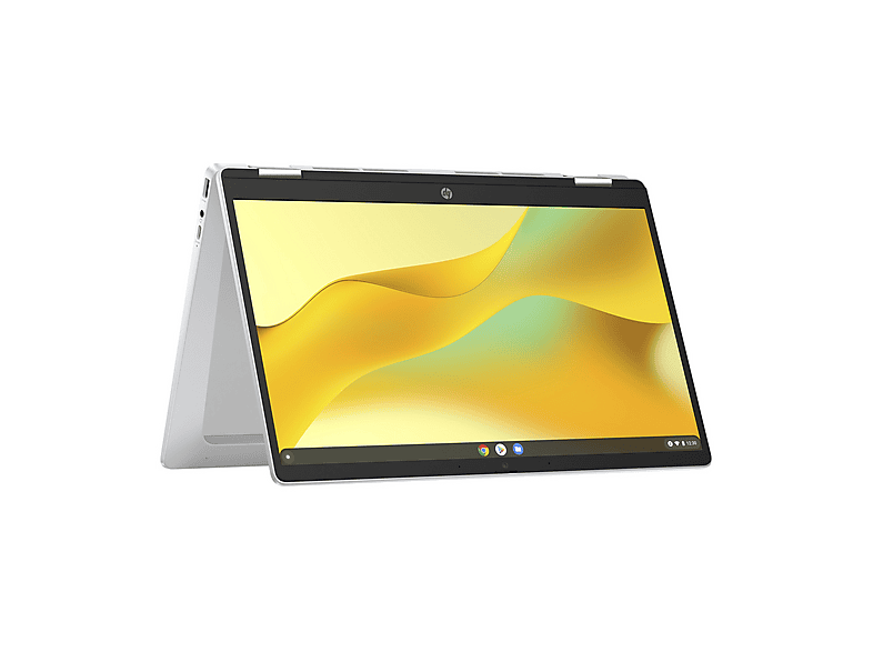 HP CHROMEBOOK X360 14B-CD0001NLX NOTEBOOK CONVERTIBILE, 14 ", processore Intel® N100 N100, UHD Graphics, RAM 4 GB, 128 GB Fusion Drive, Argento, Google Chrome OS