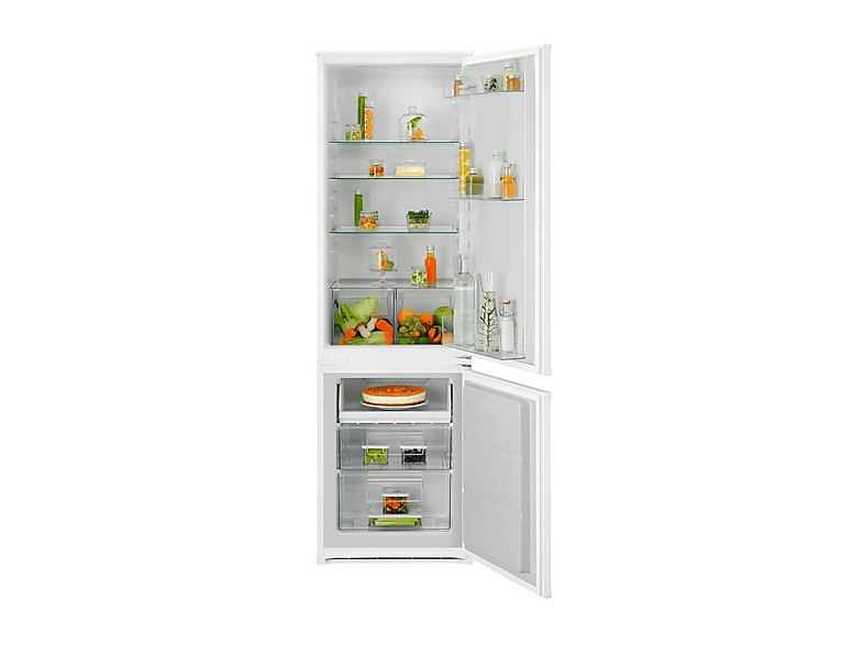 FRIGORIFERO DA INCASSO ELECTROLUX LNA6LE18S, Capacità netta totale 271 l, Rumorosità: 34 dB(A), 4 ripiani, Dimensioni: L 54,6 cm A 177,2 P 54,9 cm, Bianco, Classe E