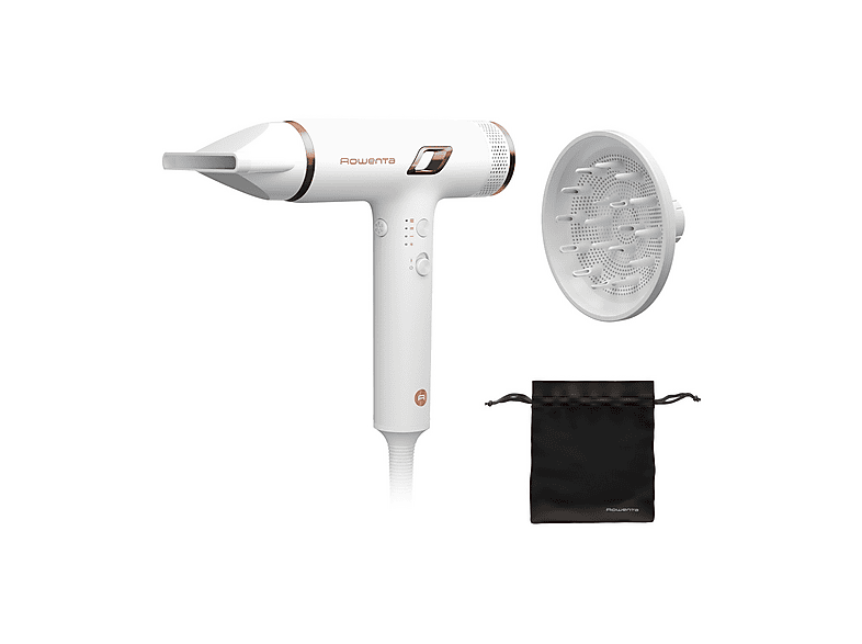 ASCIUGACAPELLI ROWENTA NANO HY8140, Potenza 1700 W, Livelli di temperatura 3, Tecnologia a ioni, Attacco diffusore