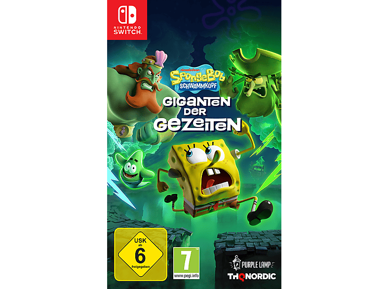 SpongeBob Schwammkopf: Giganten der Gezeiten - Nintendo Switch [Game card]
