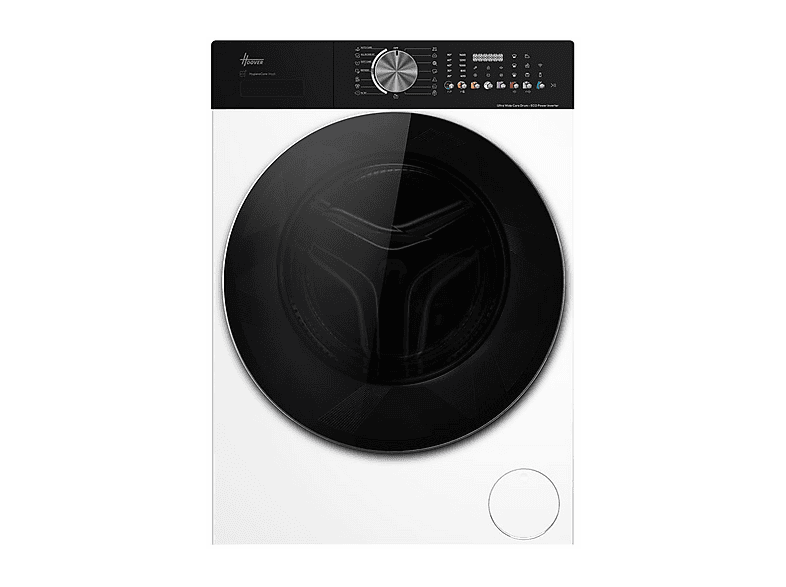 HOOVER H5W 410BL10UH-S LAVATRICE, Caricamento frontale, 10 kg, 15 programmi, Profondità 50,5 cm, Giri 1400 rpm, Bianco, Nero, livello rumorosità centrifuga 72 dB(A), Classe A