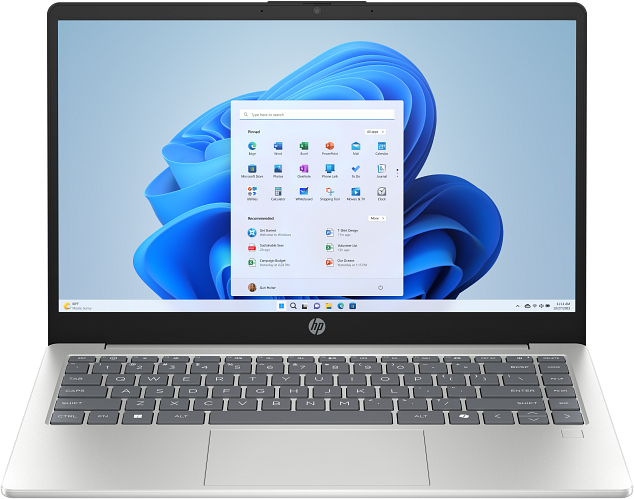 HP 14-hc0000nh C92SXEA Ezüst Laptop (14" FHD/Core Ultra 5/16GB/512 GB SSD/Win11H)