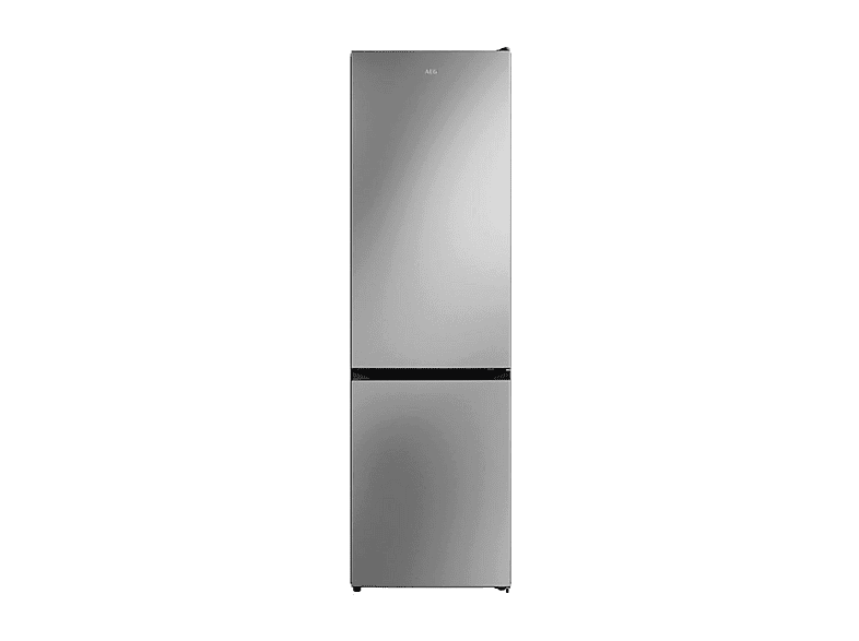 FRIGORIFERO COMBINATO AEG ORC6M341CV, Capacità netta totale 336 l, Rumorosità: 37 dB(A), 4 ripiani, Dimensioni: L 59,5 cm A 201,7 P 57,9 cm, Silver/Inox, Classe C