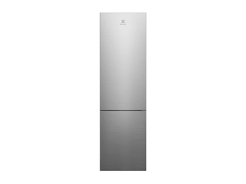 FRIGORIFERO COMBINATO ELECTROLUX LNT7MC36X, Capacità netta totale 363 l, Rumorosità: 34 dB(A), 3 ripiani, Dimensioni: L 59,5 cm A 202 P 66,4 cm, Inox, Classe C