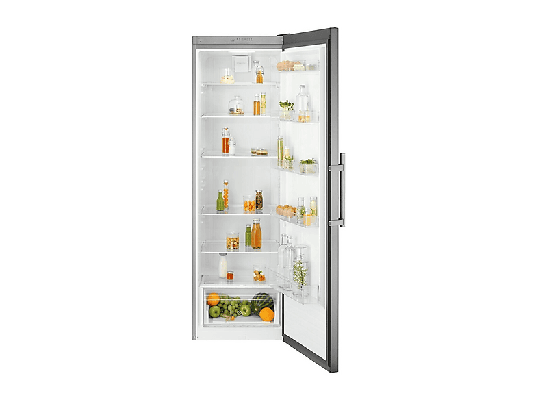 FRIGORIFERO MONOPORTA ELECTROLUX LRS3DE39U, Capacità netta totale 395 l, Rumorosità: 40 dB(A), Dimensioni: L 59,5 cm A 186 P 65 cm, Inox Look, Classe E