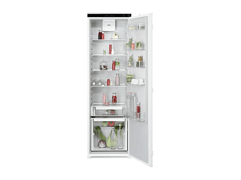 FRIGORIFERO DA INCASSO AEG TK6DS181ES, Capacità netta totale 310 l, Rumorosità: 32 dB(A), Dimensioni: L 54 cm A 177,9 P 54,9 cm, Bianco, Classe E