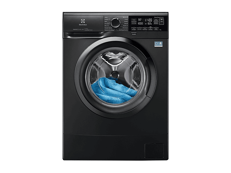 ELECTROLUX EW6S326ABL LAVATRICE SLIM, Caricamento frontale, 6 kg, 14 programmi, Profondità 37,8 cm, Giri 1200 rpm, Dark Silver, livello rumorosità centrifuga 74 dB(A), Classe A