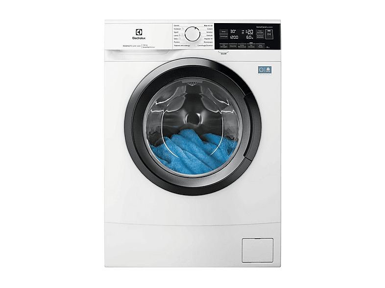 ELECTROLUX EW6S326A LAVATRICE SLIM, Caricamento frontale, 6 kg, 14 programmi, Profondità 37,8 cm, Giri 1200 rpm, BIANCO, Classe A