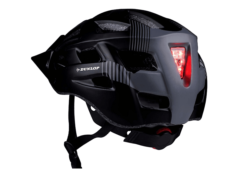 Kask rowerowy DUNLOP MTB 6xLED L Czarny