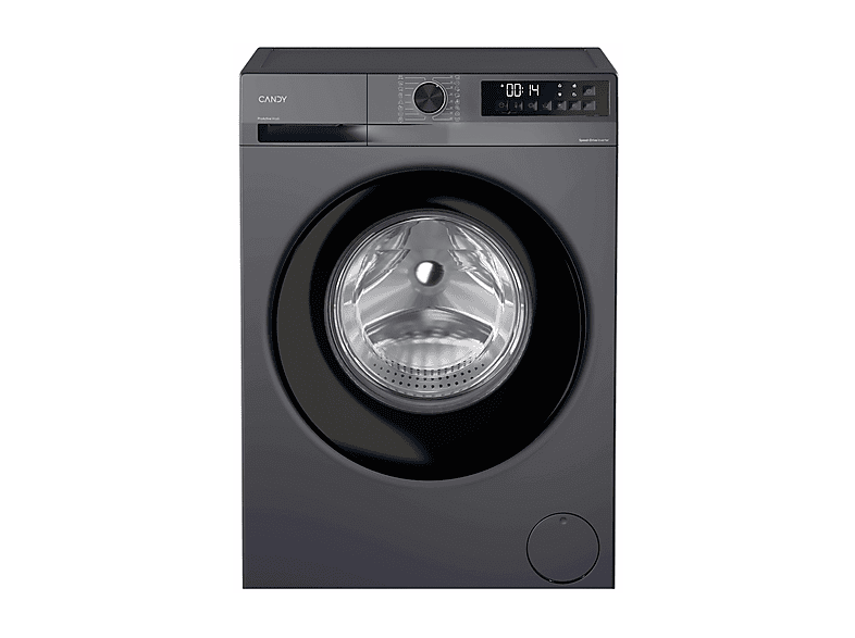 CANDY GD 49B10G-S LAVATRICE, Caricamento frontale, 9 kg, 16 programmi, Profondità 60,1 cm, Giri 1400 rpm, Antracite, livello rumorosità centrifuga 71 dB(A), Classe A