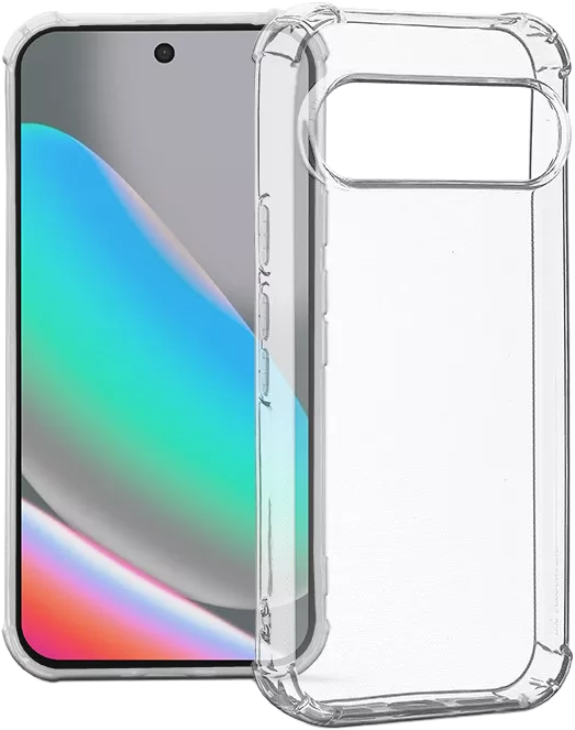 HAFFNER Google Pixel 10/10 Pro Anti Shock kamervédős szilikon tok, átlátszó (HF534114)