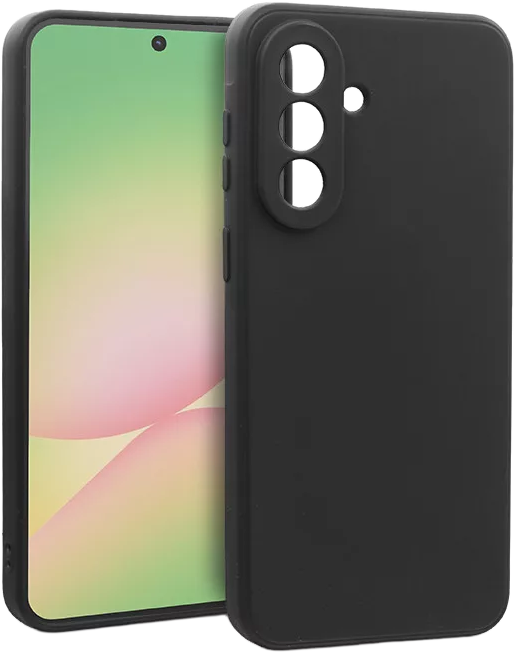 HAFFNER Samsung Galaxy A57 5G Matt szilikon tok, fekete (HF446054)