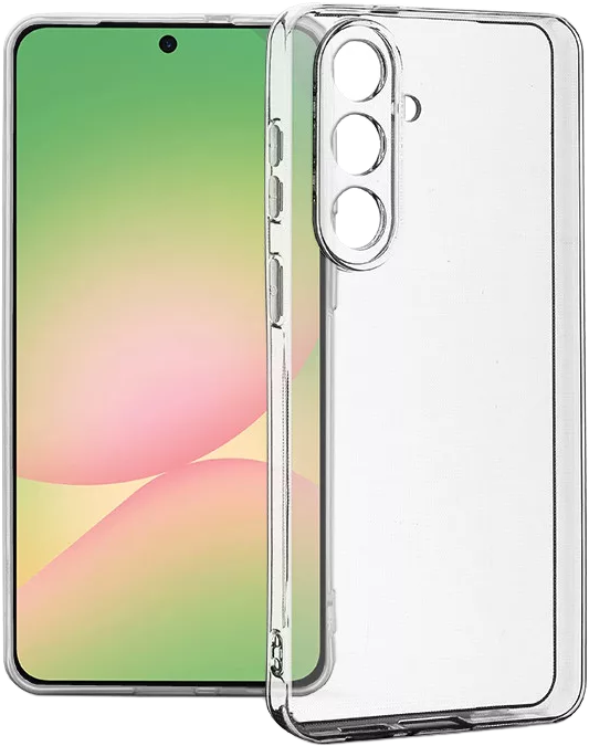 HAFFNER Samsung Galaxy A57 5G Clear Case kameravédős szilikon tok, átlátszó (HF440946)