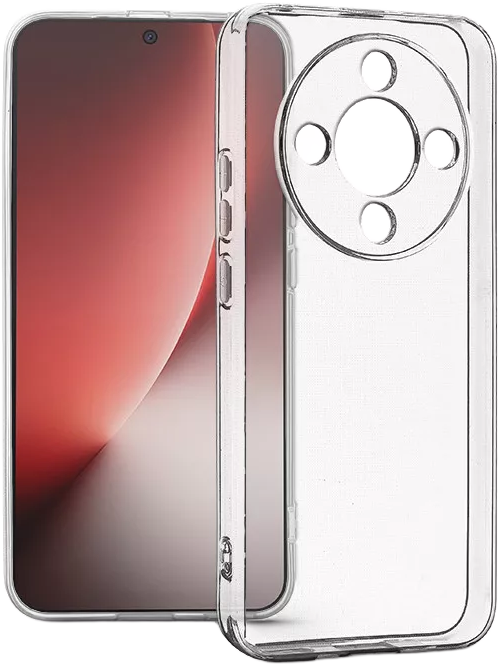 HAFFNER Honor Magic8 Lite Clear Case kameravédős szilikon tok, átlátszó (HF451393)