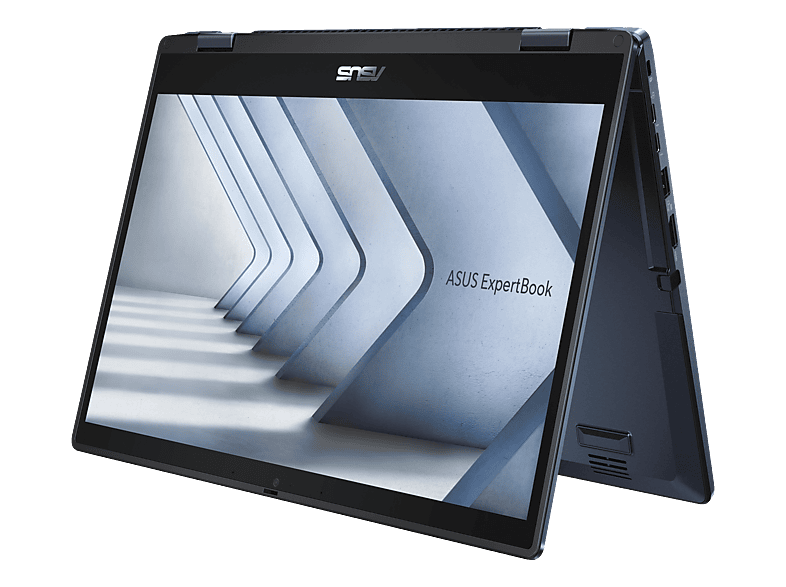 ASUS ExpertBook B3 Flip P3402FVA-EC2770W, Convertible 2 in 1 Laptop, mit 14 Display Touchscreen, Intel® Core™ 7 Prozessor 150U (12 MB Cache, bis zu 5.40 GHz), 16 GB RAM, 512 SSD, Onboard Graphics, Star Black, Windows 11 Home
