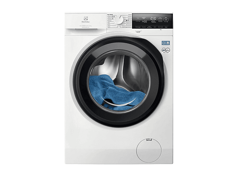 ELECTROLUX EW6F310V LAVATRICE, Caricamento frontale, 10 kg, 14 programmi, Profondità 63,6 cm, Giri 1400 rpm, Bianco, livello rumorosità centrifuga 76 dB(A), Classe A