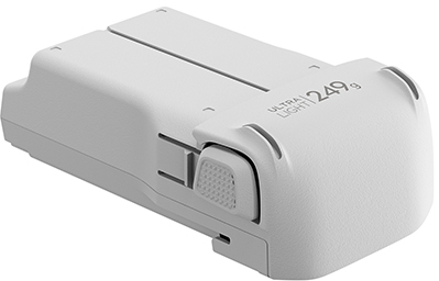 Lichtgewicht witte batterij met opdruk ULTRA LIGHT 249g