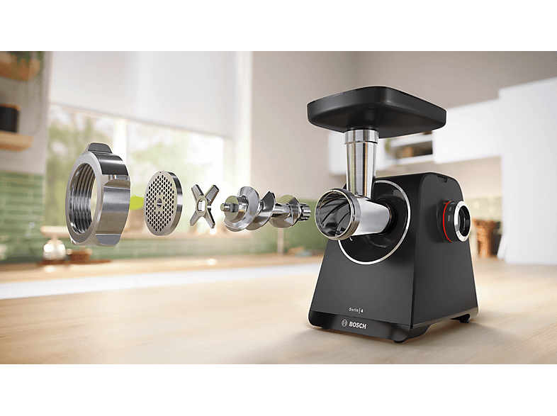 Bosch MFWS440B Serie 4, Fleischwolf, MultiPower, 1900 W, Schwarz — Foto 5 von 5