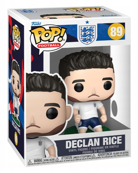 Figurka Funko Pop! Declan Rice w stroju Anglii, numer 89.