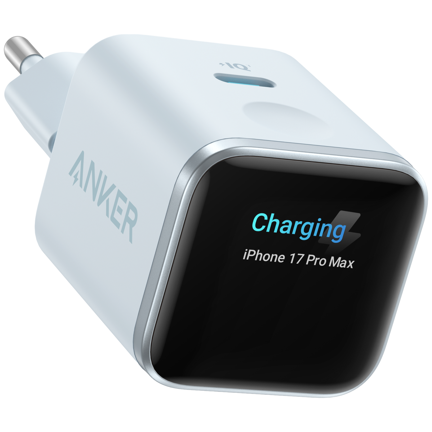 Anker Nano Oplader 45w Met Smart Display Wandlader