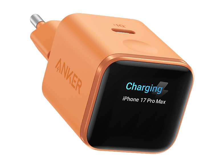 Anker Nano Oplader 45W Power Delivery Oranje