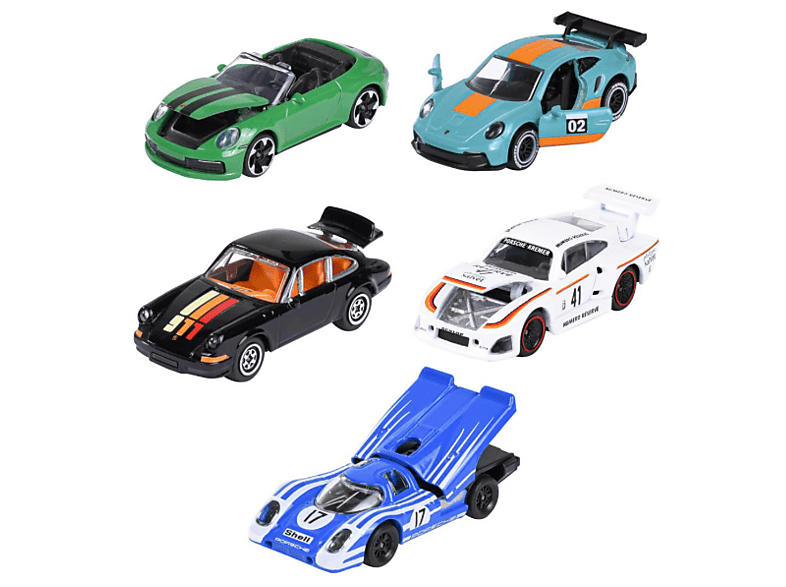 Simba Porsche 5 Stk. Geschenkpaket Spielzeug Auto