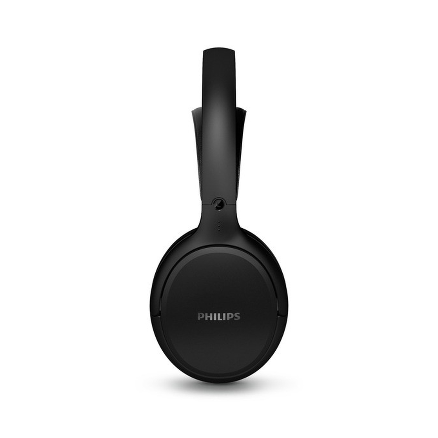 Cuffie Philips nere su sfondo bianco.