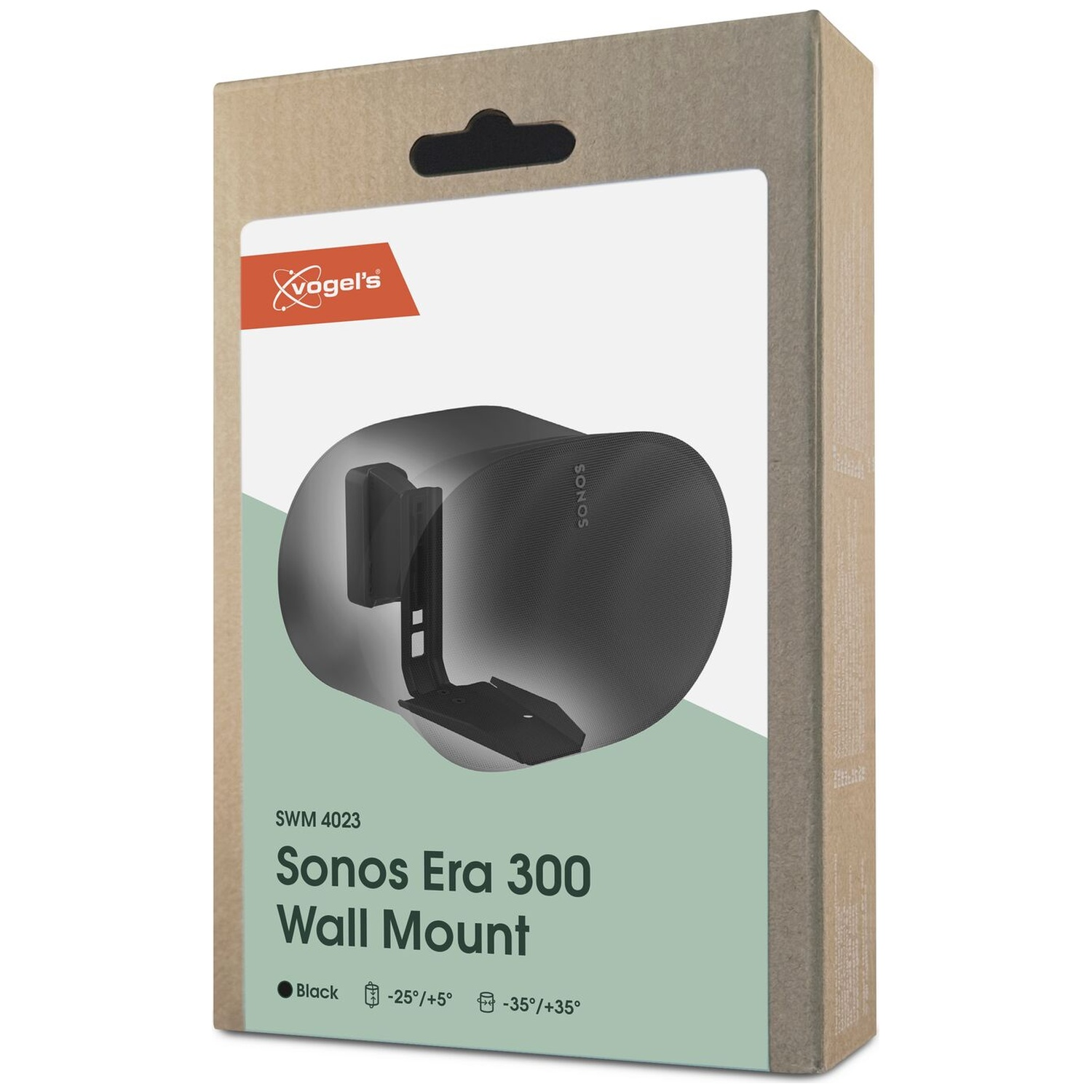 Boîte Vogels : Support mural Sonos Era 300, noir, SWM 4023.