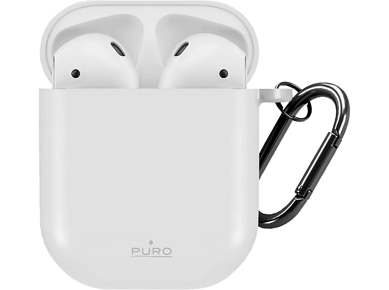 Puro Icon Air Hülle, für AirPods 1/2, Weiß; Schutzhülle