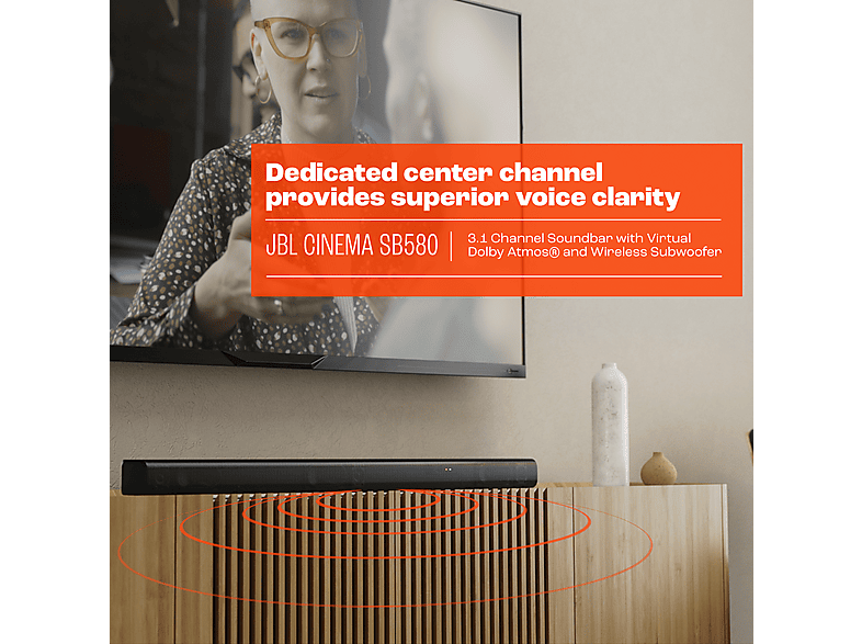 JBL Cinema SB580 3.1 Soundbar ve Wireless Subwoofer Fiyat