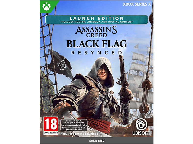 Assassin's Creed Black Flag Resynced Launch Edition - XBox Series X [Blu-ray]