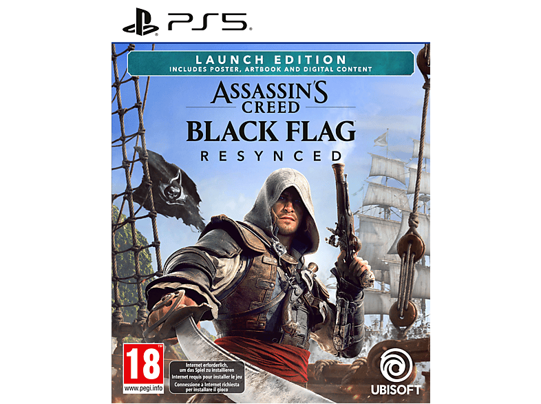 Assassin's Creed Black Flag Resynced Launch Edition - PlayStation 5 [Blu-ray]