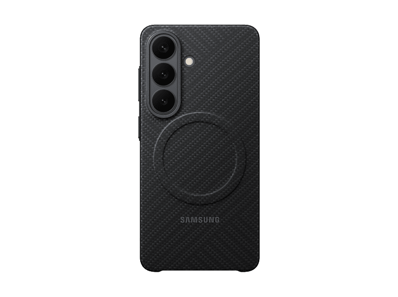Samsung Carbon Magnet Case, Backcover, für Samsung Galaxy S26, Schwarz; Schutzhülle