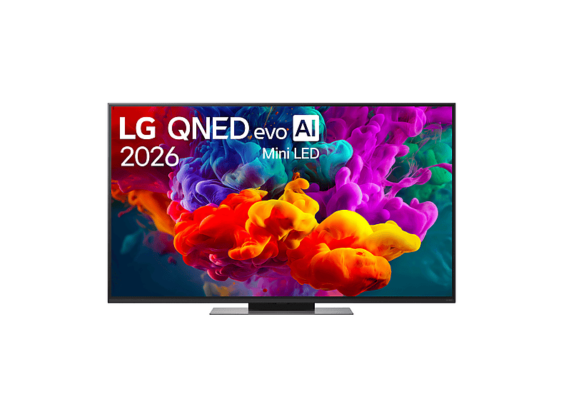 LG QNED MiniLED 55QNED87B6A TV MINI LED, SMART TV, 55 '', Mini Processore a8 AI 4K Gen3, Charcoal Black, Classe E