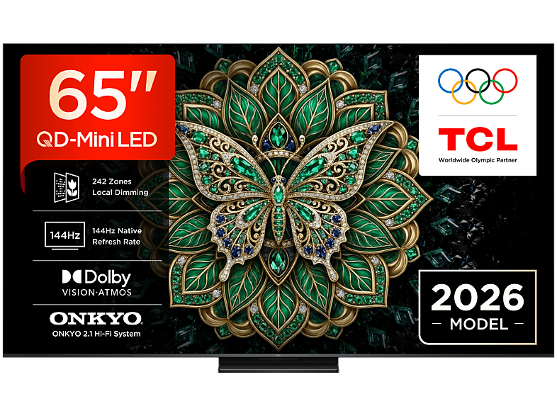 TCL 65C6K Pro (2026) 65 Zoll Premium QD-Mini LED-Fernseher; QD-Mini LED TV