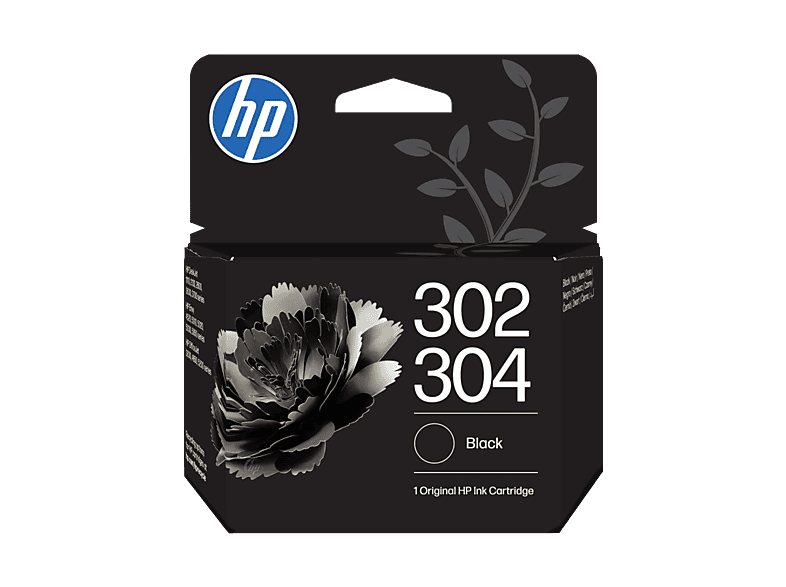 Cartucho de Tinta Original - HP 302/304, Capacidad impresión 120 páginas, Negro