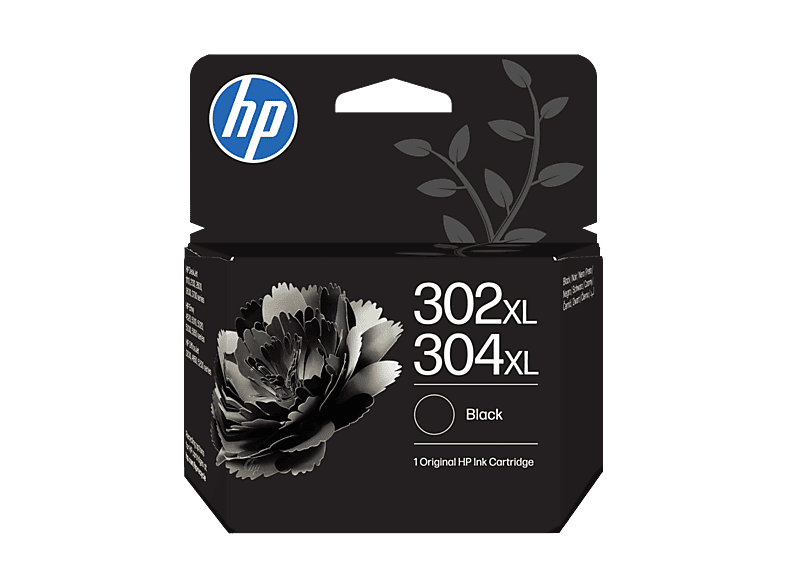 Cartucho de Tinta Original - HP 302/304 XL, Capacidad impresión 300 páginas, Negro