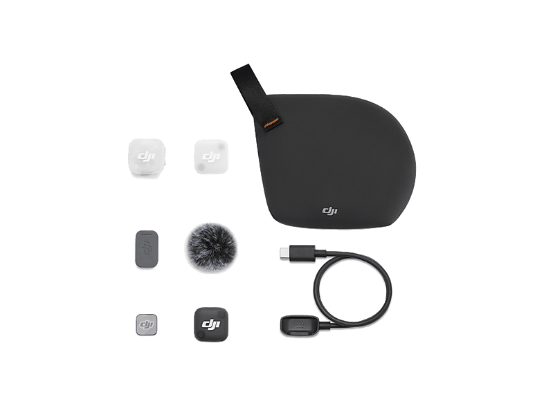 Micrófono - DJI Mic Mini 2 Transmitter, Inalámbrico, 3 Preajustes de Tono Voz, Cancelación Ruido, 48h Autonomía, Negro