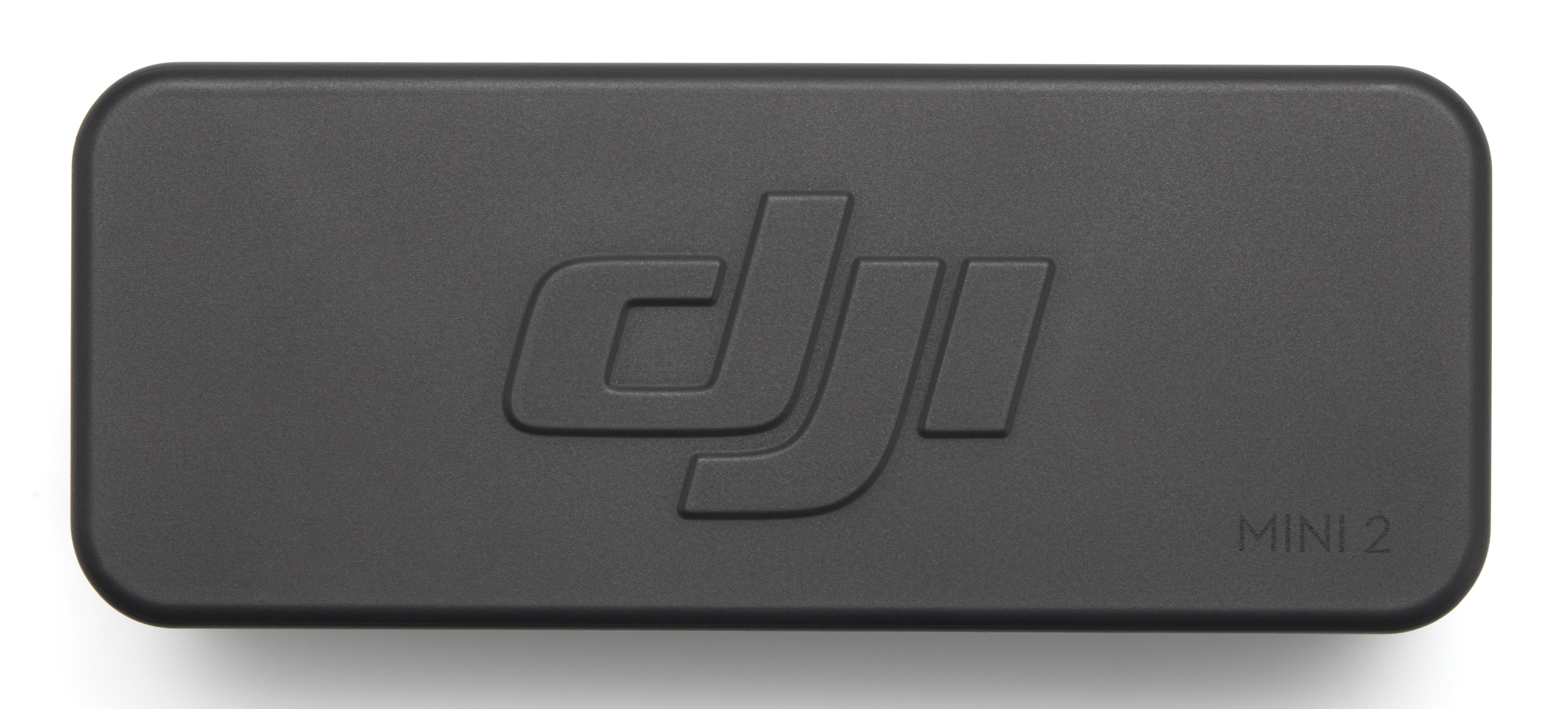 Czarne etui z logo DJI i napisem "MINI 2".